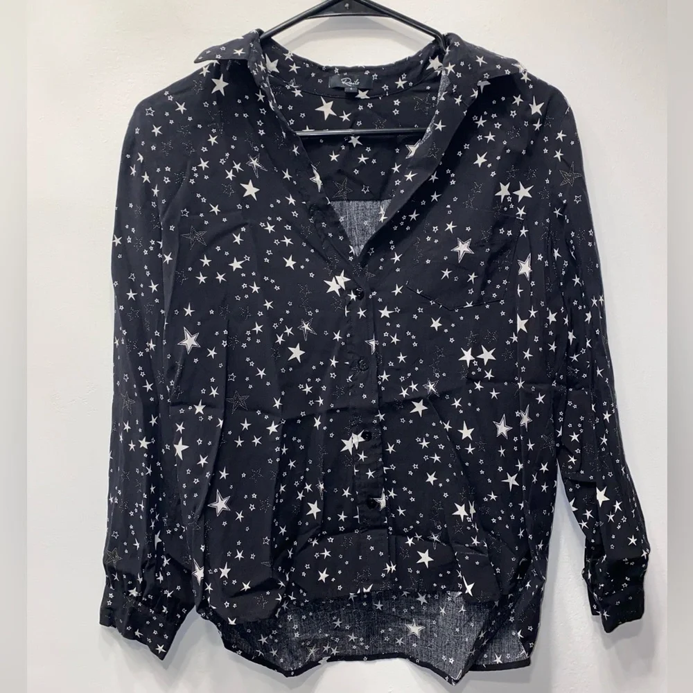 🟣 Rails Button Down - Star Pattern - Picture 4 of 10